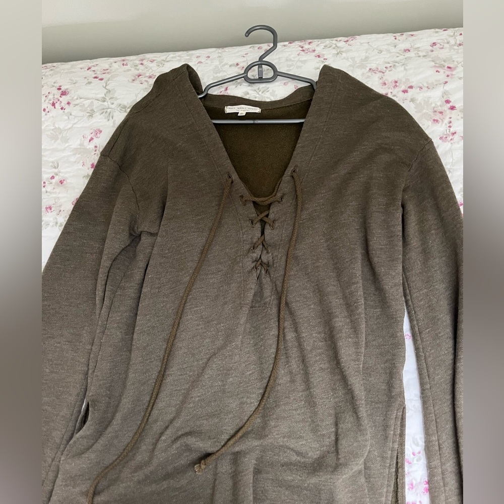 Urban Outfitters Lace Up Sweater